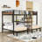 Metal Bunk Bed With Shelves And Slats-238712827