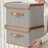 2 Pack Storage Bins With Lids, Collapsible Closet Organizer Container, Fabric Organizer Box With Handles, Decorative Storage Boxes With Lids-353045707