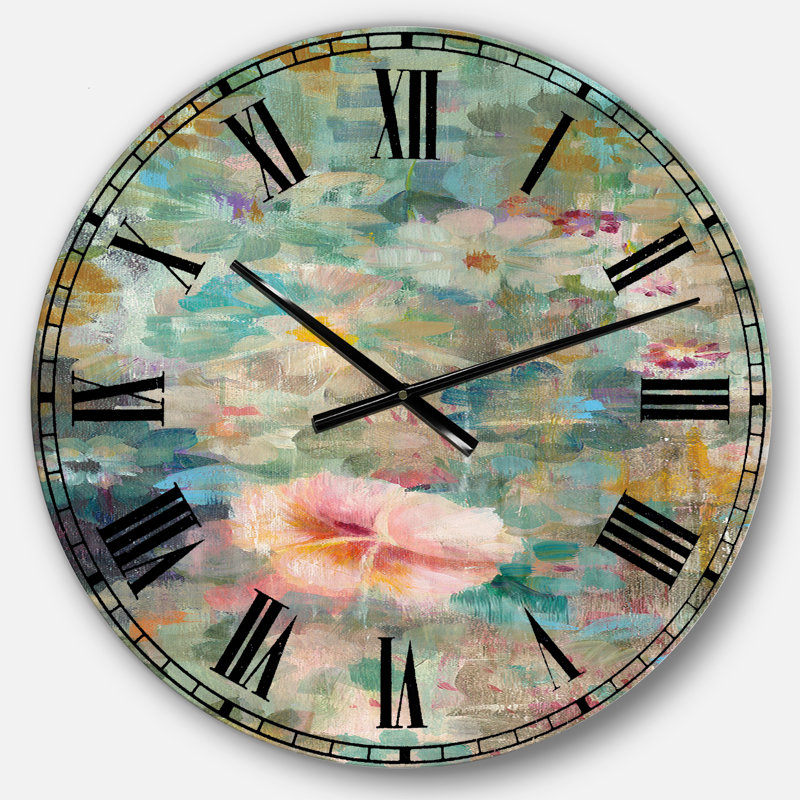 Horloge murale Flower Shower II, Moyen