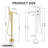 Single Handle Free Standing Bathtub Faucet with Diverter and Handshower-100515548