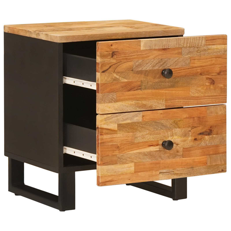 40cm W Solid Wood Bedside Table