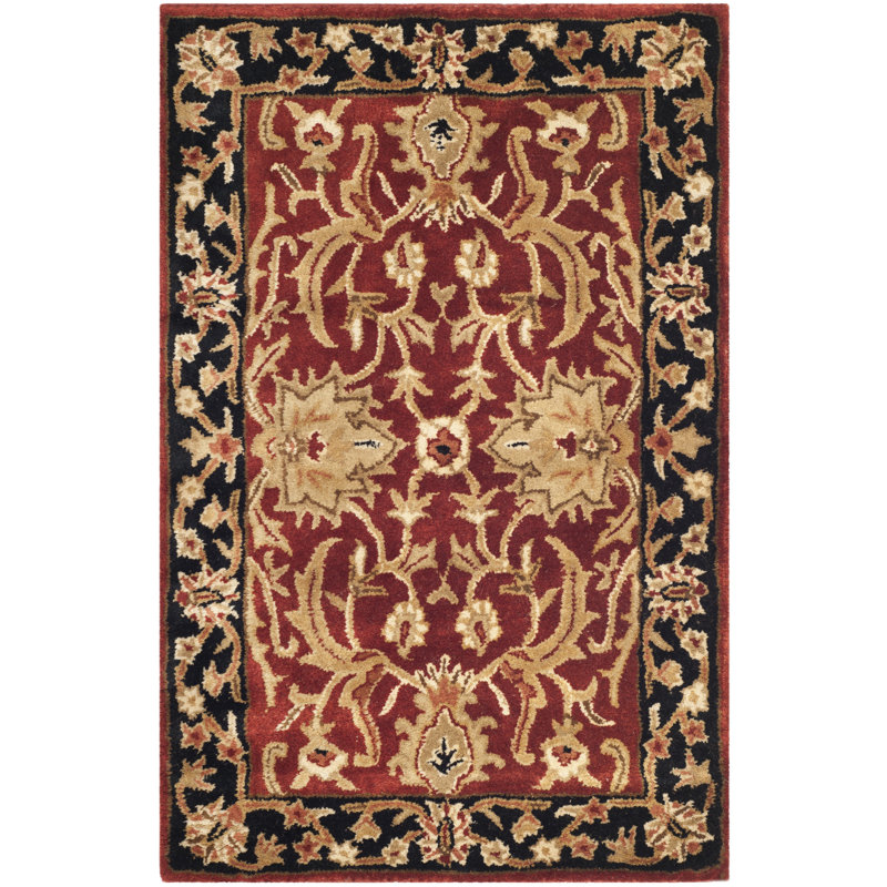 Evie New Zealand Wool Oriental Rug, Rectangle 2' x 3'