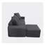Canapé modulaire convertible convertible en microfibre-991066158