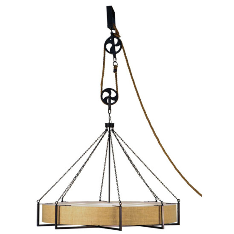 Cilindro 12 - Light Steel Finish Unique/Statement Pendant