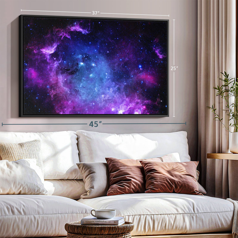 «Night Star Canvas Print», H 25 po x l 37 po