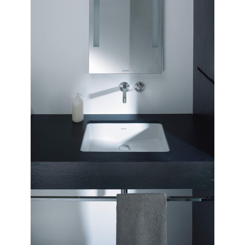 Vero Ceramic Rectangular Vessel Bathroom Sink