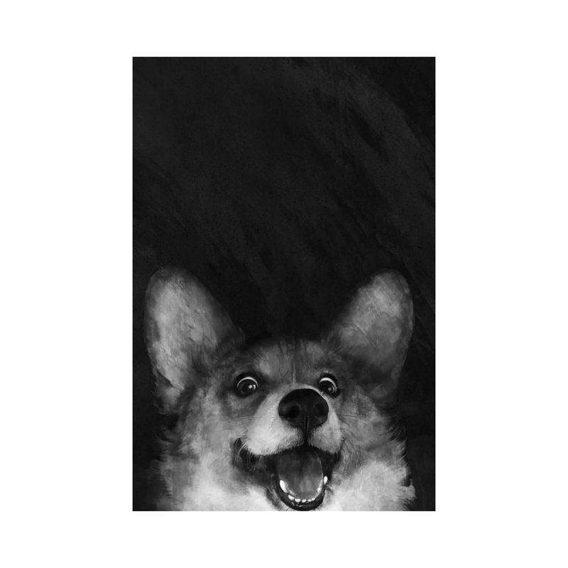 Sausage Fox Corgi by Laura Graves - Wrapped Canvas Print, 101.6 cm H x 66.04 cm W x 3.175 cm D