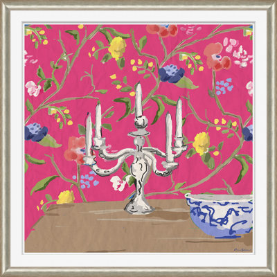 'Sissinghurst with Blue Bowl' by Dana Gibson - Picture Frame Painting on Paper
