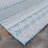 Koski Geometric Flatweave Surf Blue Indoor Outdoor Area Rug-362788403