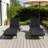 80" Outdoor Patio Wicker Chaise Lounge Chairs Set Of 2-829548655