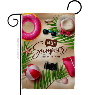Double Sided 19'' H x 13'' W Polyester Garden Flag