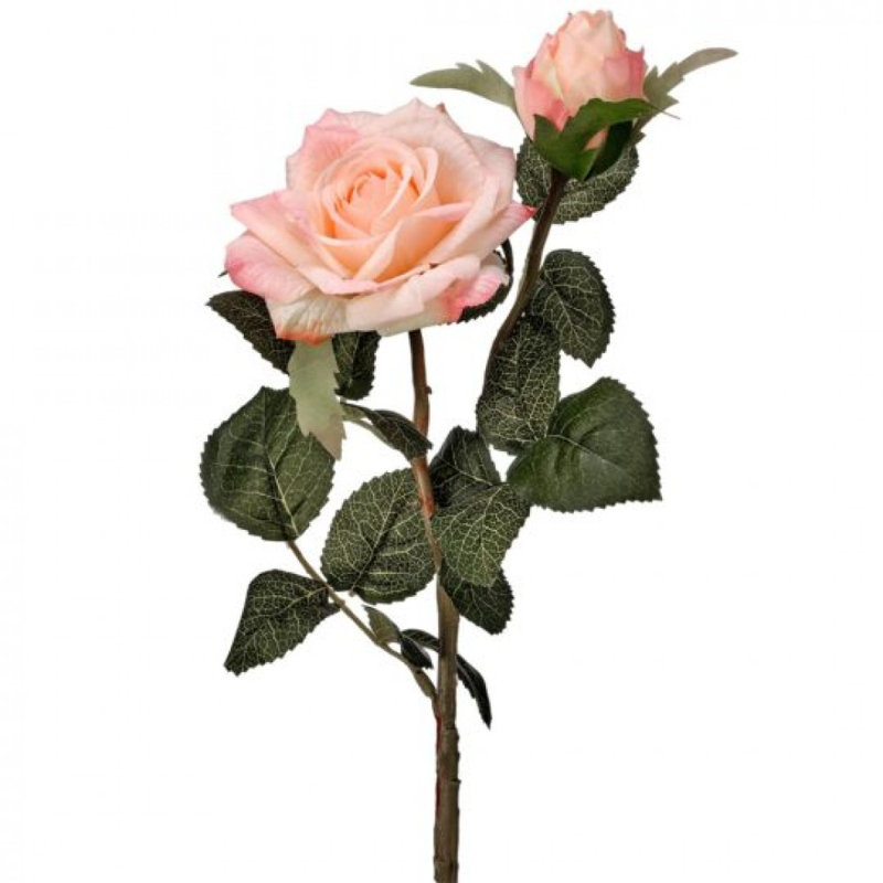 Astuce Juliette Rose avec bourgeon de fleur artificielle, Rose