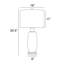 Lampe de table en cristal