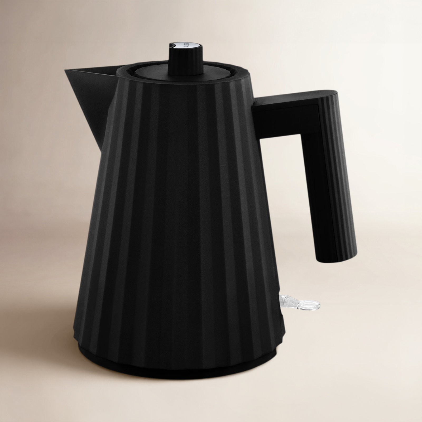 Plissé Electric Tea Kettle, Black, Small