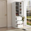 Armoire de rangement pour garde-manger, garde-manger avec portes, tablettes et tiroirs
