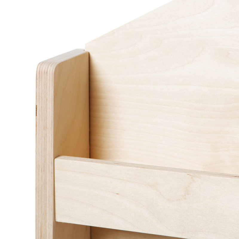 95cm H X 60cm W Buildings & Architecture Standard Kids Bookcase, Cream 