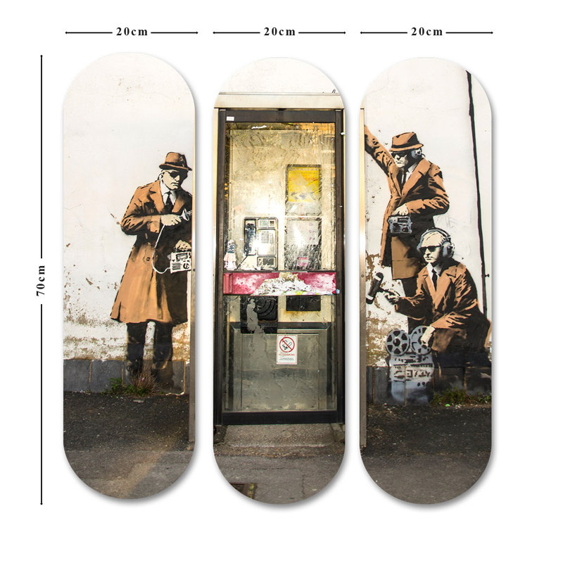 Superbe ensemble de peinture décorative en panneau de fibres à densité moyenne (3 pièces), imprimé UV, 27,6 x 27,6 pouces au total | 100% panneau de fibres à densité moyenne, épaisseur: 0,3 pouce | Parfait pour le salon, la chambre à coucher ou le bureau | Art mural accrocheur