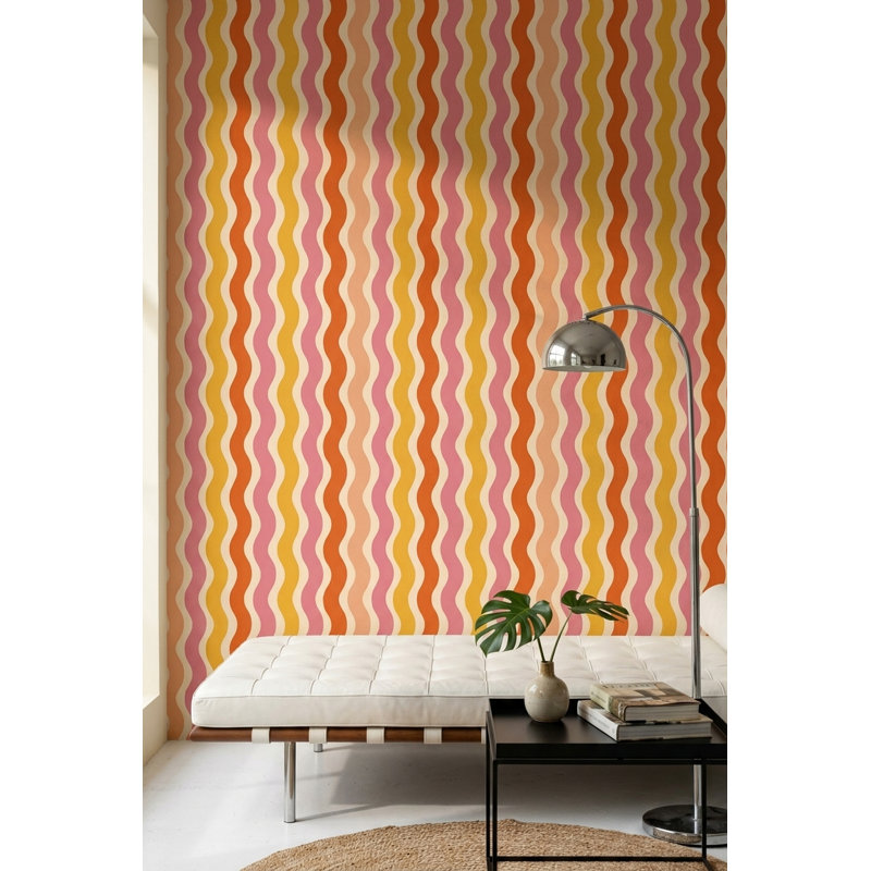 Papier peint mural Mid-Century, Peel and Stick