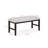 1Pc Upholstered Bench Soft Neutral Tone