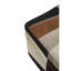 Tallent 40cm Wide Genuine Leather Square Pouf Ottoman