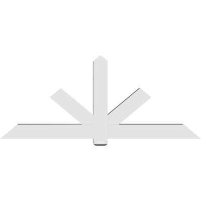 Support de pignon en PVC de qualité architecturale Kennewick