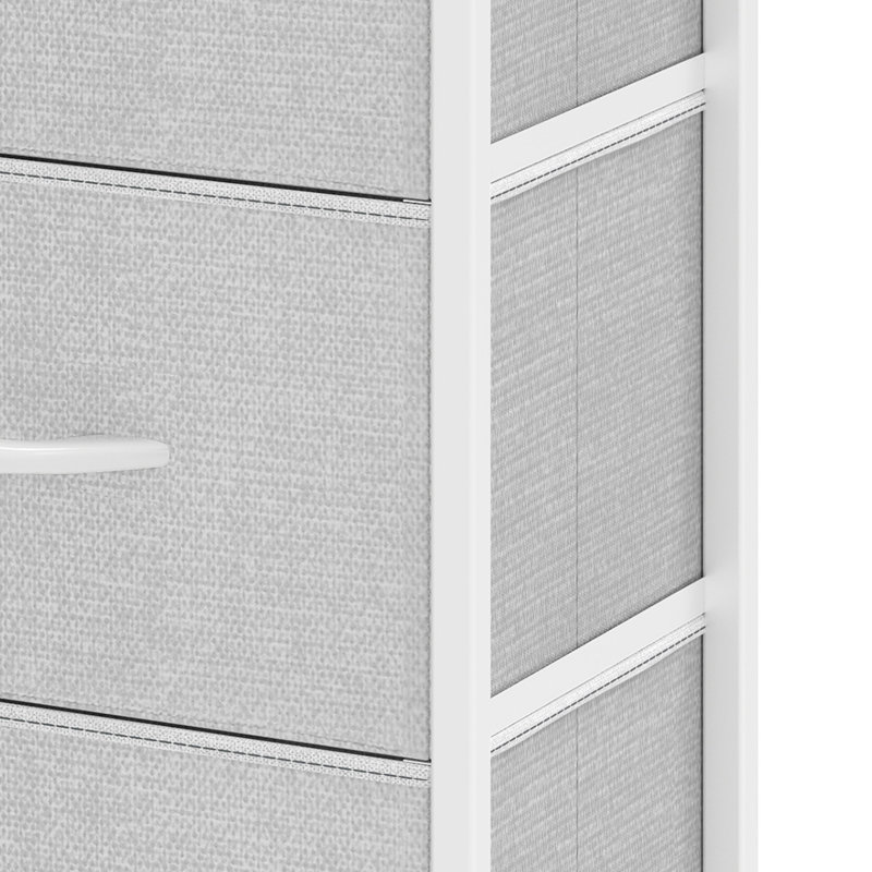  8-Drawer Double Dresser 2-Piece Set (33.7" W) – Versatile Storage With Sleek Design, Light Gray