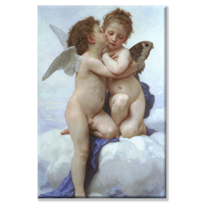 " Cupid And Psyche As Infants " by William-Adolphe Bouguereau