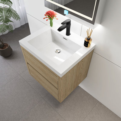 Meuble-lavabo mural 24 po avec lavabo