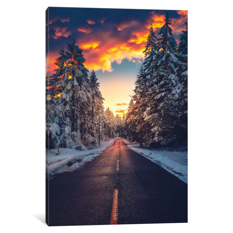 Fire And Ice by Zach Doehler - Wrapped Canvas Giclee Art Print, 66.04 cm H x 45.72 cm W x 1.91 cm D