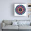 Impression sur toile tendue, "Retrondeur néon mandala" par Delyth Angharad-1915847990