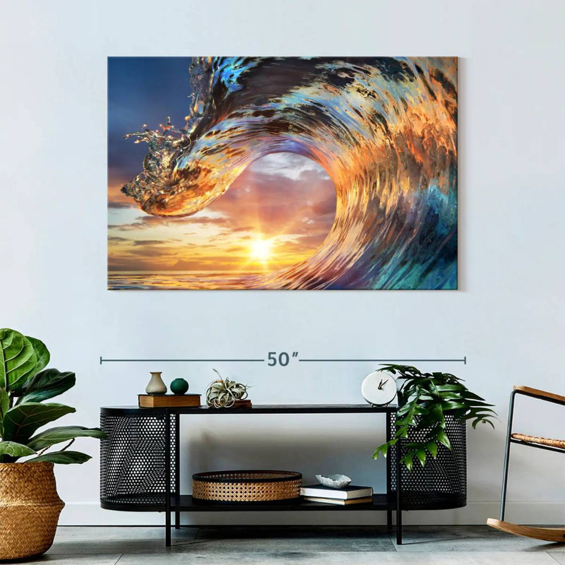 Senne Sunset Wave, 32" H x 48" W