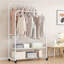 80.5Cm Rolling Clothes Rack
