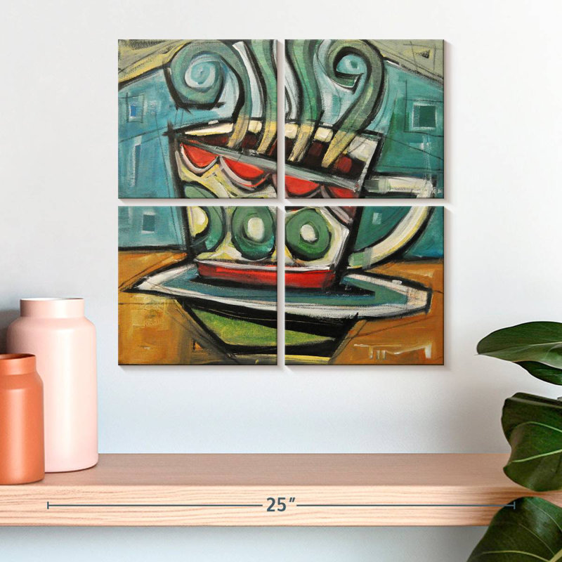 Yarlin Coffee Cup Steam, 18" H x 18" W