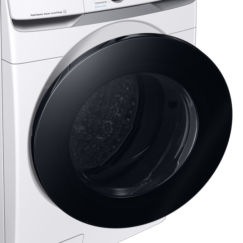 Samsung 4.5 cu. ft. Large Capacity Smart Front Load Washer with Super Speed Wash, White