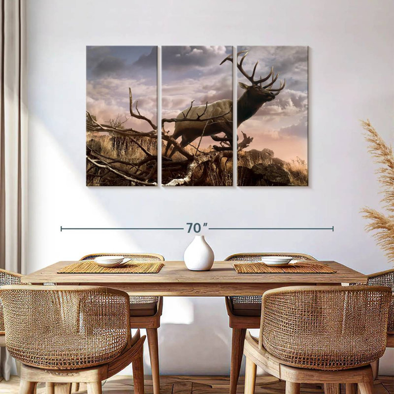 Elk Adventure, 36" H x 57" W