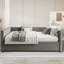 Amalio Upholstered Linen Daybed with Trundle Bed
