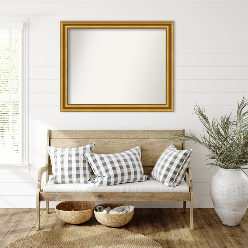 Jashawna Wall Mirror, 36.75" x 45.75", Gold