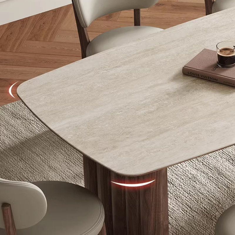 Table de salle à manger Mid-Century, H 29,5 po x L 86,6 po x l 39,4 po