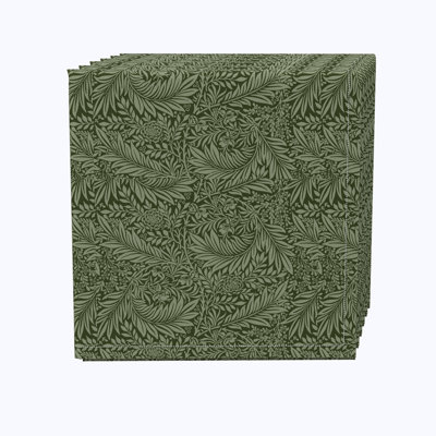 East Urban Home 100% Cotton Reusable Floral Napkins