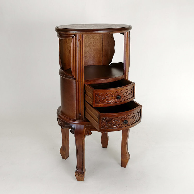 Table de bout Country Garden, Brun