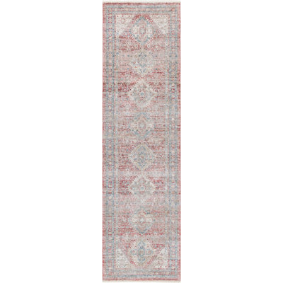 Areeas Kyla Rust Red Area Rug