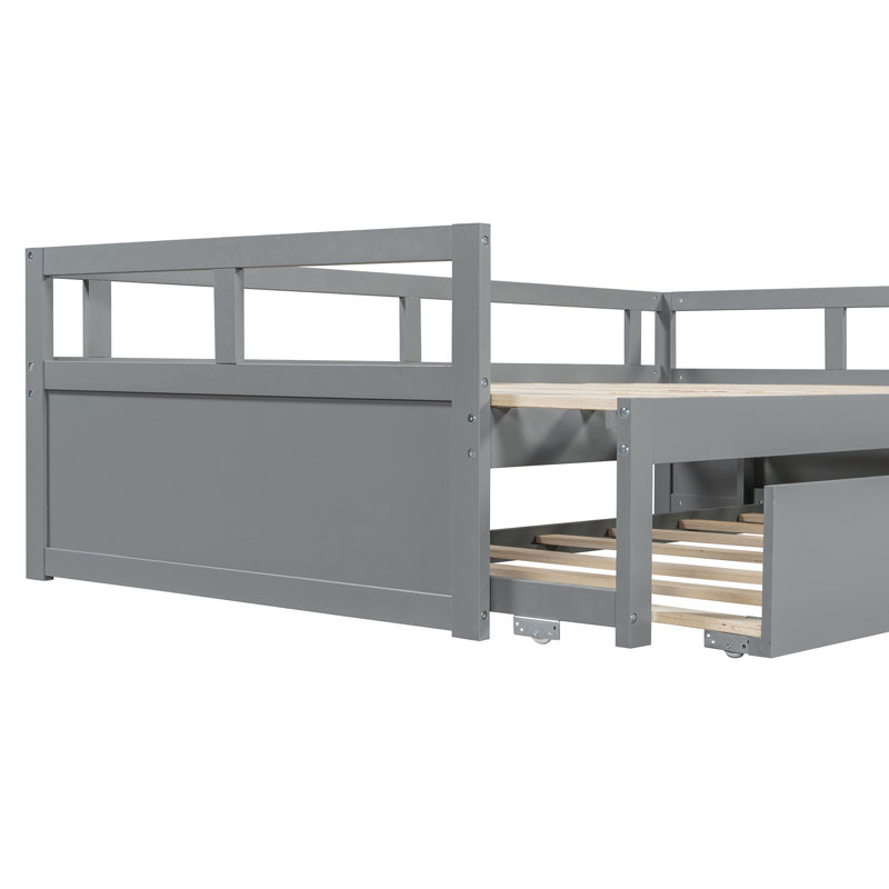 Extending Daybed With Trundle, Gray