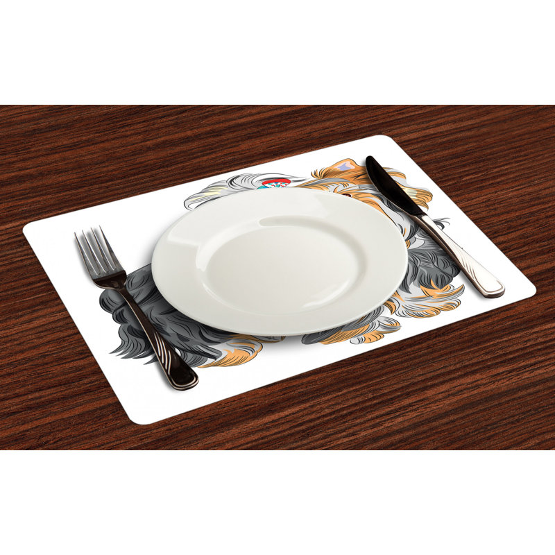 Polyester Animals/Nature Rectangle Placemat