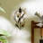 Amber Lilies Candle Wall Sconce | Ornate Floral Metal Accent