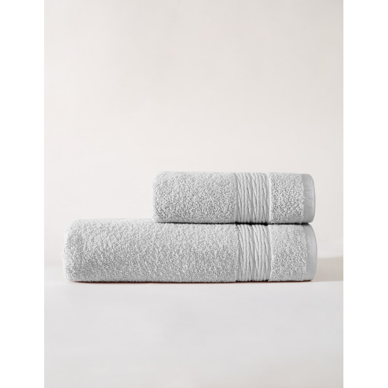 Ensemble de serviettes (2 pièces), Gris