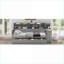 Twin Size Wooden Daybed with Storage Drawers &amp; Study Desk Grey for Small Bedrooms