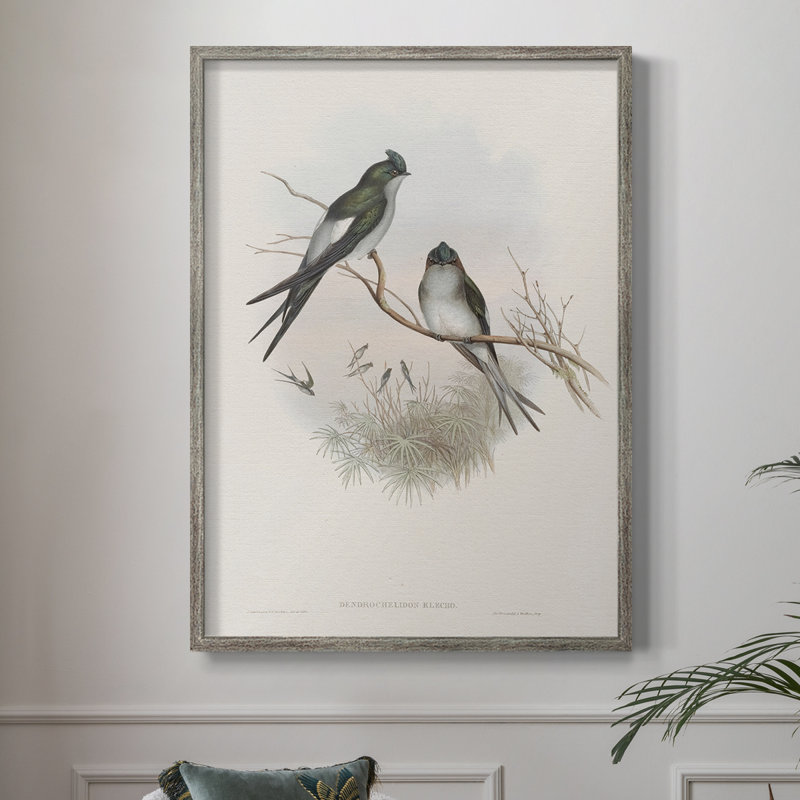 Imprimé animalier rétro X, reproduction encadrée - bois massif
