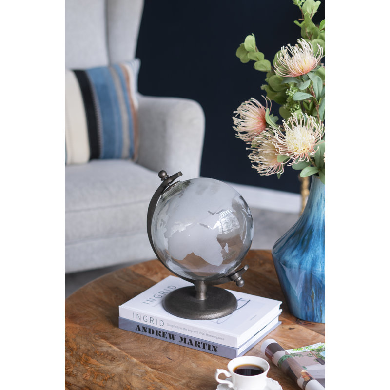 Glass Tabletop Globe