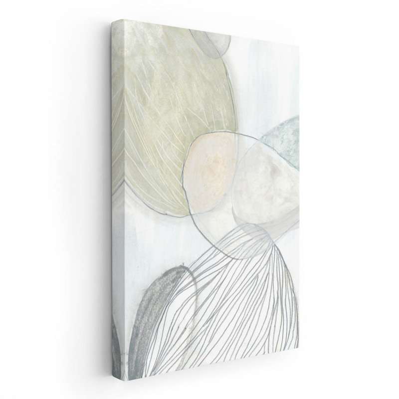 Sea Pebbles I - reproduction d'art sur toile, H 30 po x l 20 po