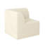 Canapé d'angle Boneless （Only Sofa Canapé d'angle Compressé Canapé modulaire en velours côtelé de style minimaliste moderne